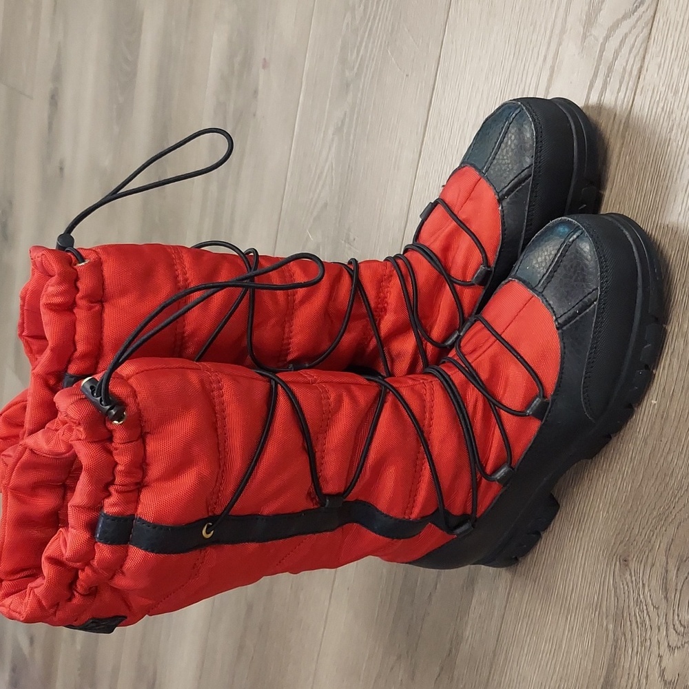 Ralph Lauren Women's Red Snow Boots